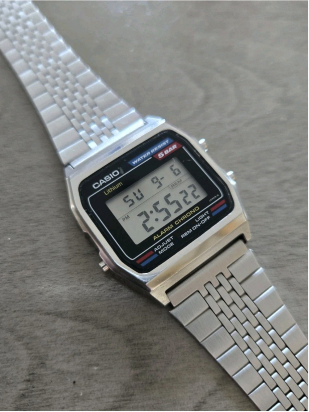Rare Vintage Casio W-38 Men's Digital LCD Watch 1980s Retro Excellent Condition!
